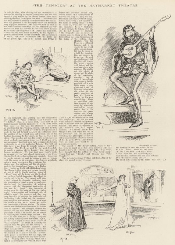 A kísértő, a Haymarket Színházban alkotó: William Douglas Almond
