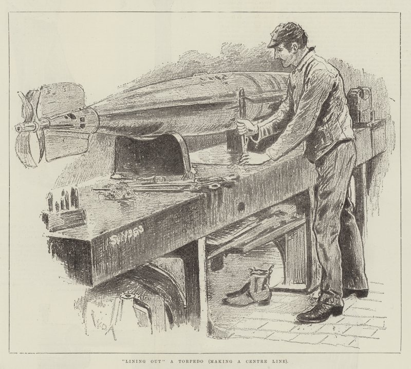 Woolwich Arsenal, Torpedók és Shells alkotó: William Douglas Almond