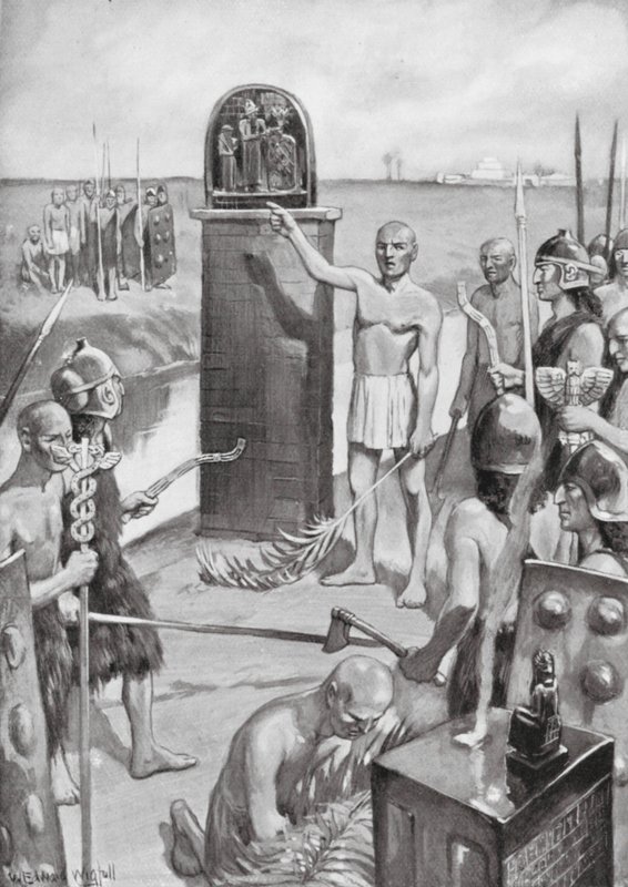 Lagash határának lehatárolása (litho) alkotó: William Edward (after) Wigfull