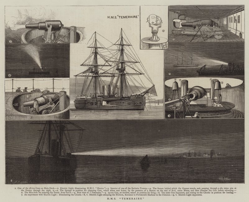 HMS Temeraire alkotó: William Edward Atkins