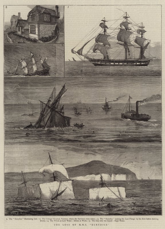 A HMS Eurydice elvesztése alkotó: William Edward Atkins