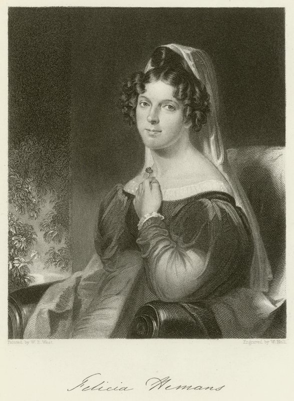 Felicia Hemans alkotó: William Edward West