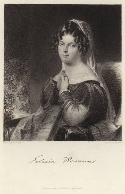 Felicia Hemans alkotó: William Edward West