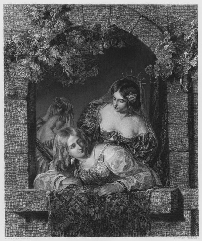 A velencei menyasszonyok, a Vernon Galéria képéről (metszet) alkotó: William Etty