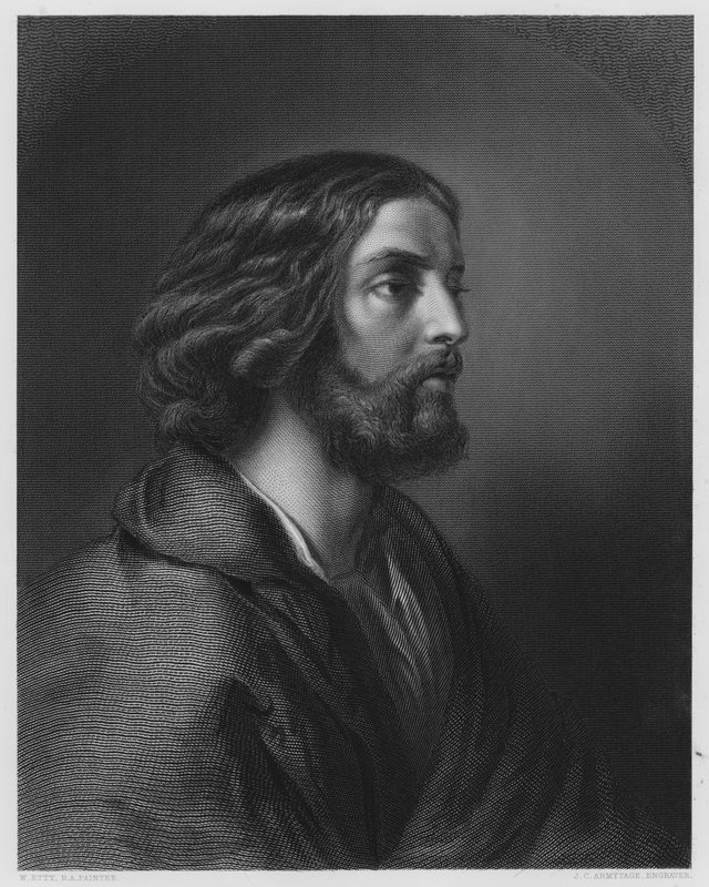 A tanítvány, a Vernon Gallery képéről (metszet) alkotó: William Etty