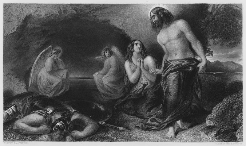 A sír, a Vernon Galéria képéről (metszet) alkotó: William Etty