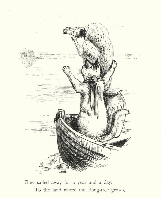 A bagoly és a puncimacska (metszet) alkotó: William Foster