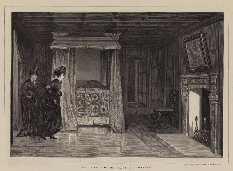 Látogatás a kísértetkamrában alkotó: William Frederick Yeames