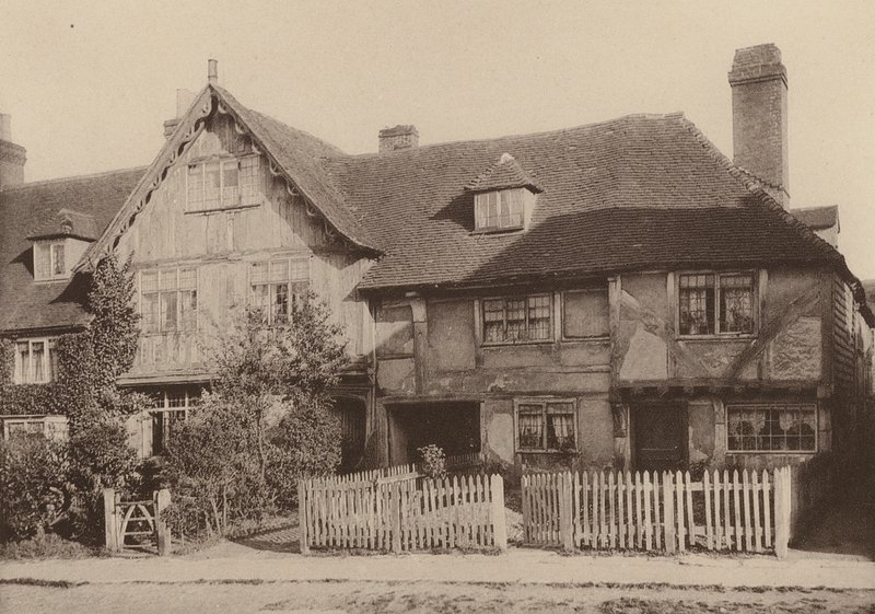 Cranbrookban, Kentben (fekete-fehér fotó) alkotó: William Galsworthy Davie