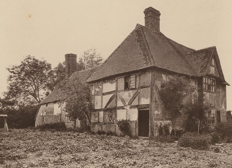 Little Dixterben, Northiam, Sussex (fekete-fehér fotó) alkotó: William Galsworthy Davie