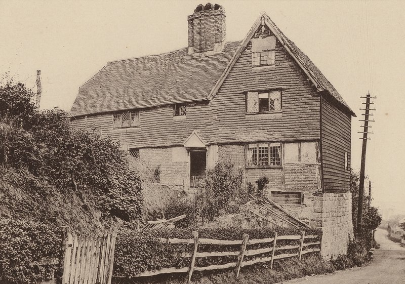 Mayfieldben, Sussexben (fekete-fehér fénykép) alkotó: William Galsworthy Davie