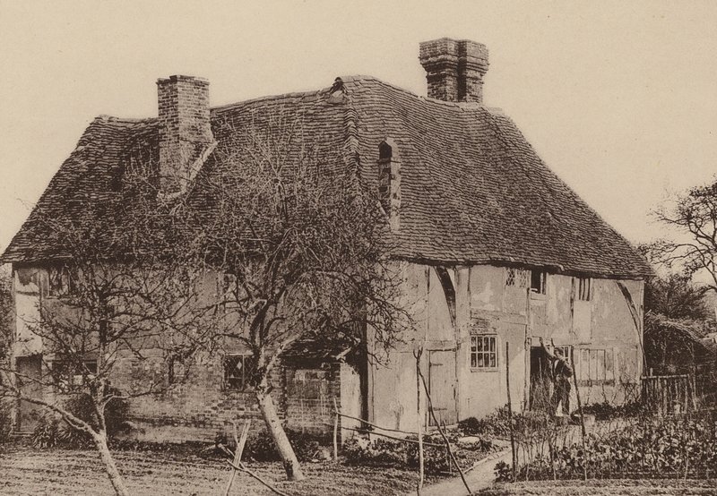 Smallbridge, Horsmonden, Kent (fekete-fehér fotó) alkotó: William Galsworthy Davie