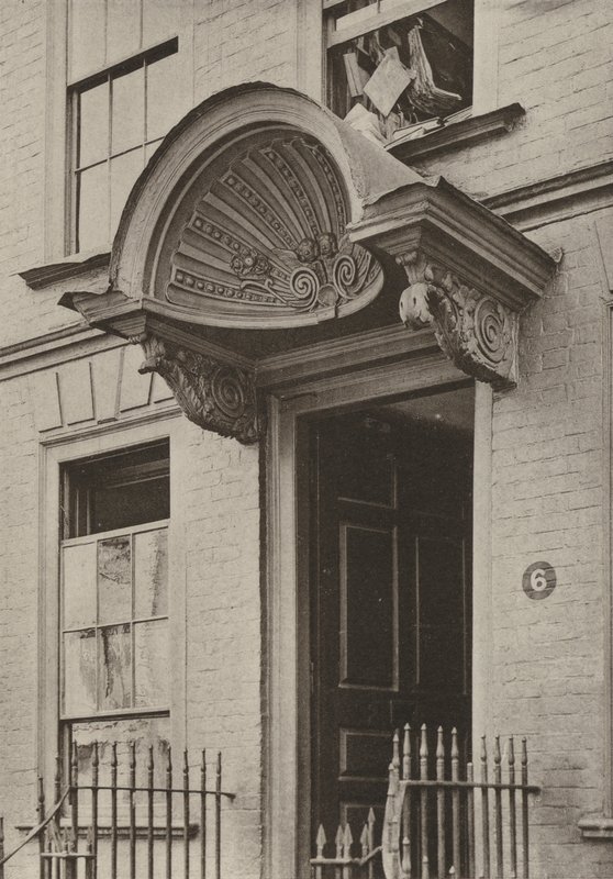 Ajtó, Bristol (fekete-fehér fotó) alkotó: William Galsworthy Davie