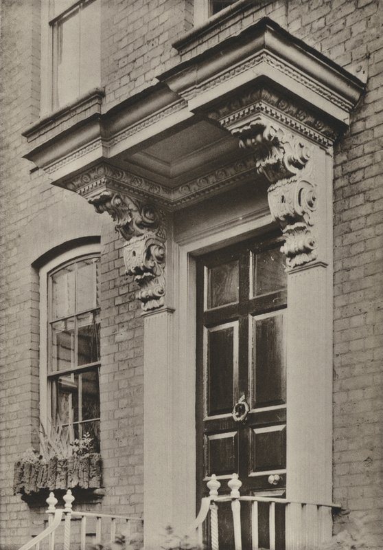 Doorway, Church Road, Richmond, Surrey (f/w fotó) alkotó: William Galsworthy Davie