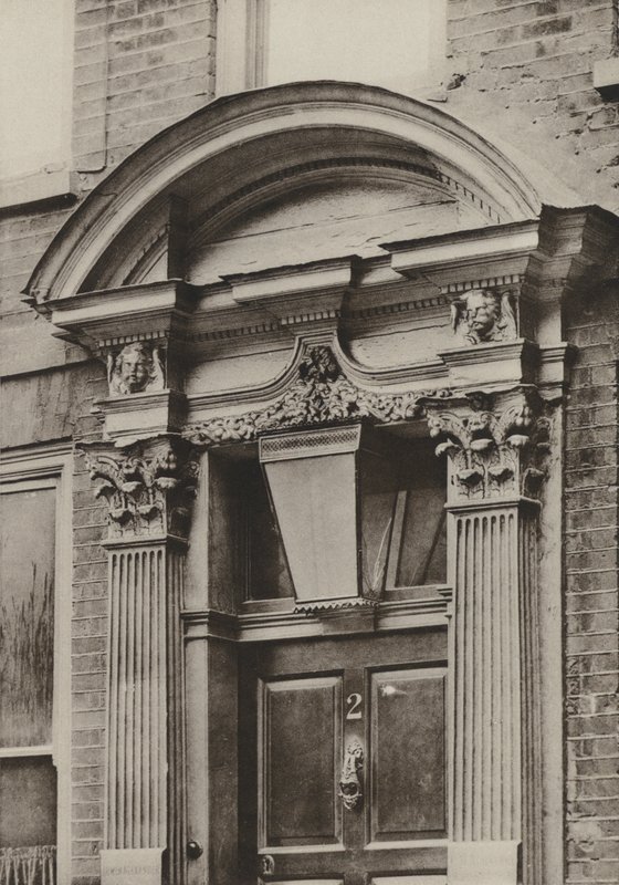 Doorway, Great St Helens, London (f/w fotó) alkotó: William Galsworthy Davie