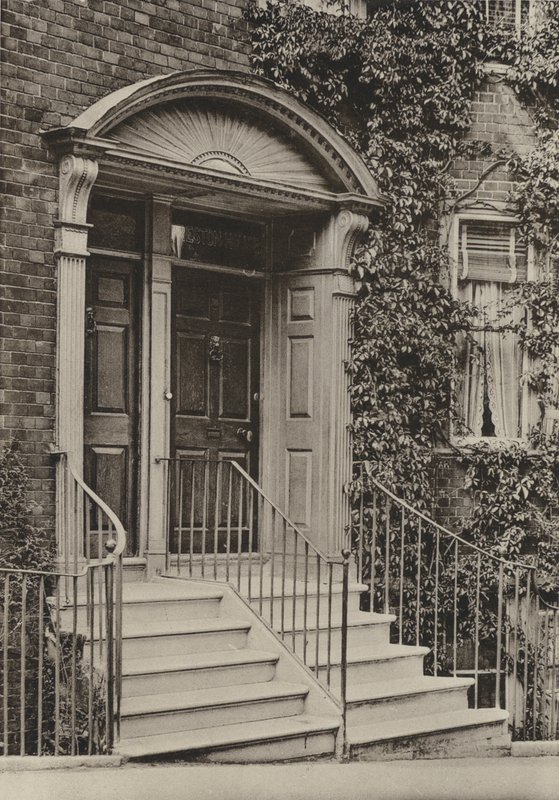 Doorway, High Street, Lewes, Sussex (f/w fotó) alkotó: William Galsworthy Davie