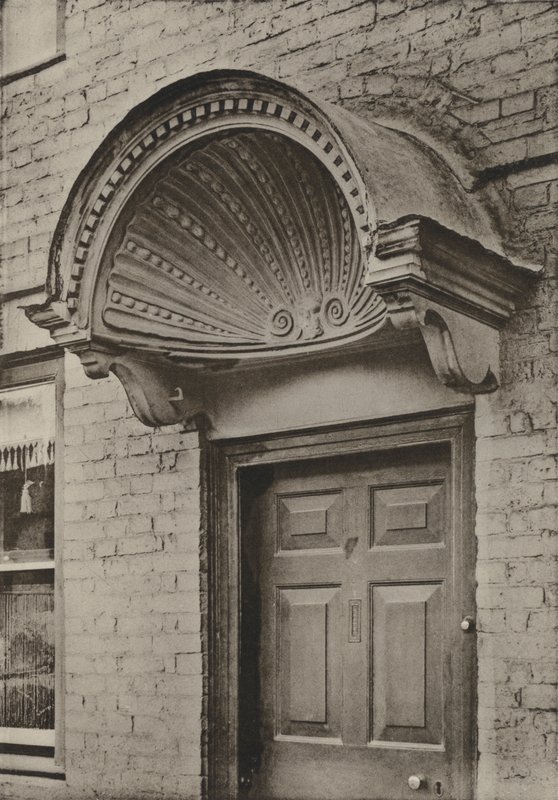 Doorway, Ledbury, Herefordshire (f/w fotó) alkotó: William Galsworthy Davie