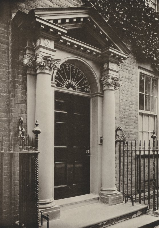 Doorway, Redhill Road, Reigate, Surrey (f/w fotó) alkotó: William Galsworthy Davie