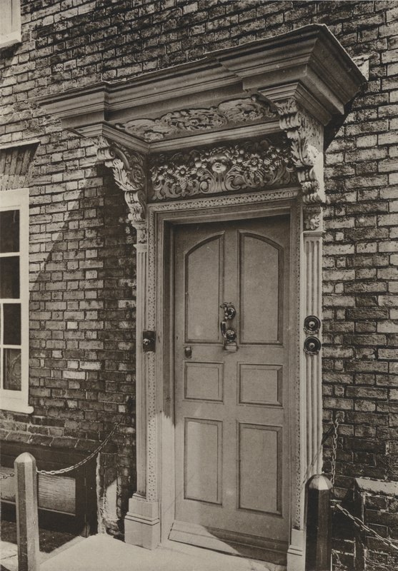 Doorway, West Street, Rye, Sussex (f/w fotó) alkotó: William Galsworthy Davie
