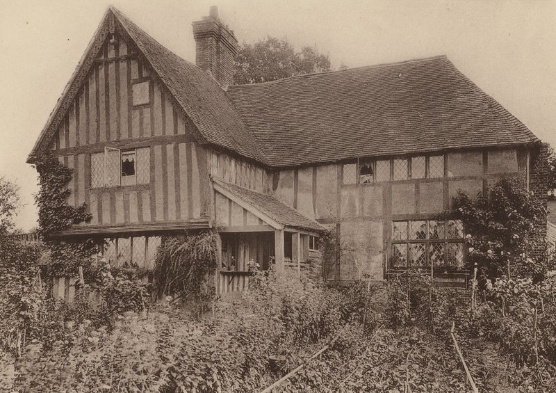 Horseshoe House, Beckley, Sussex (fekete-fehér fotó) alkotó: William Galsworthy Davie