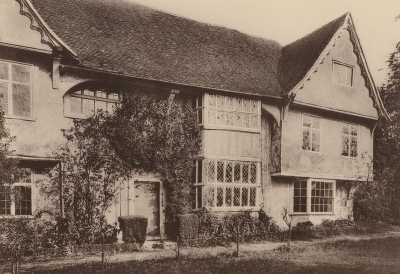 Ház Willesley Greenben, Cranbrook közelében, Kent (fekete-fehér fotó) alkotó: William Galsworthy Davie