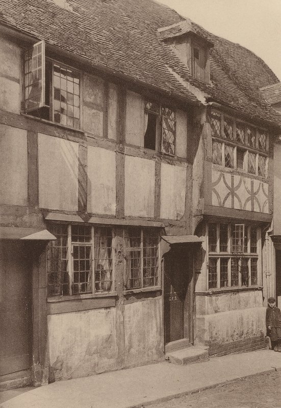 West Street, Rye, Sussex (fekete-fehér fotó) alkotó: William Galsworthy Davie