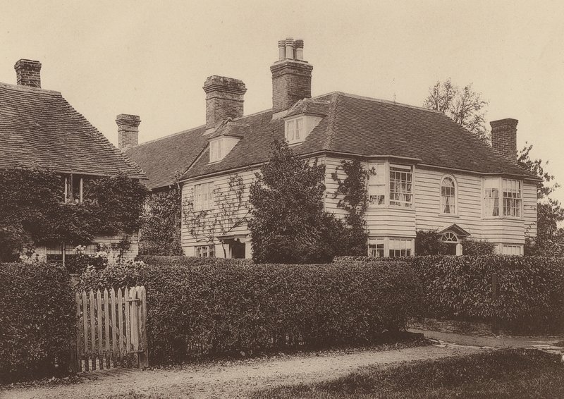 Market Cross House, Hawkhurst, Kent (fekete-fehér fotó) alkotó: William Galsworthy Davie