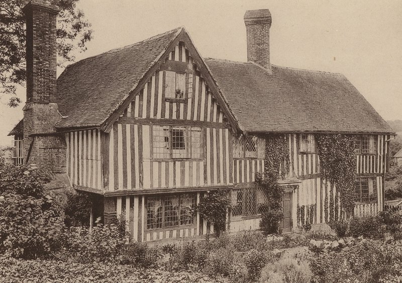 Strean Farm, Sedlescombe, Sussex (fekete-fehér fotó) alkotó: William Galsworthy Davie