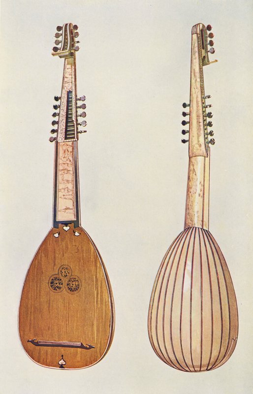 Hangszerek: (színes litográfia) alkotó: William Gibb