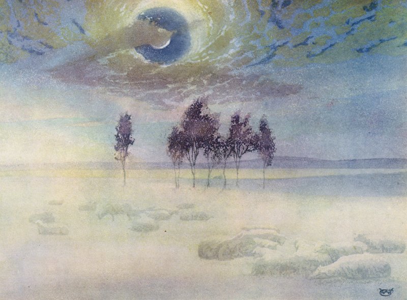 Októberi köd (színes litó) alkotó: William Giles