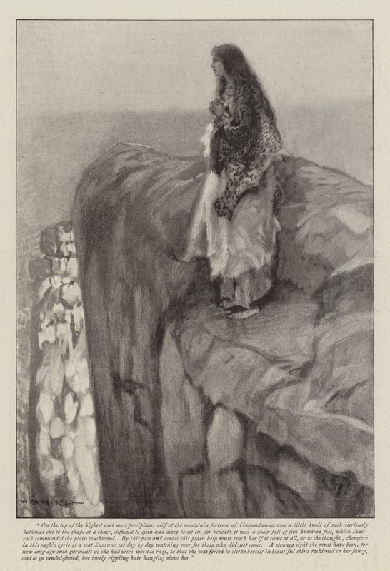 Illusztráció: Fecske, Mese a nagy vándorlásról, H Rider Haggard alkotó: William Hatherell
