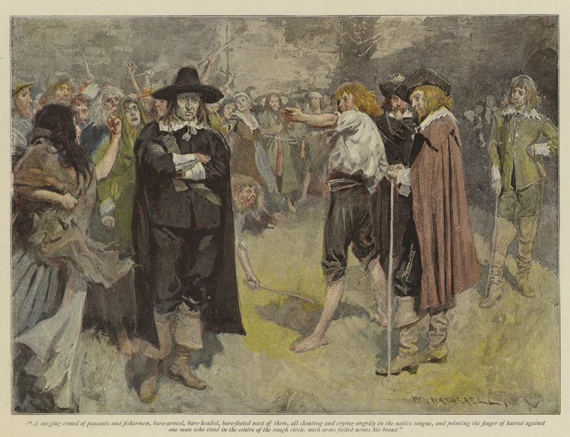 Illusztráció a Dungarvan bosszújához, E Lester Arnold (chromolitho) alkotó: William Hatherell
