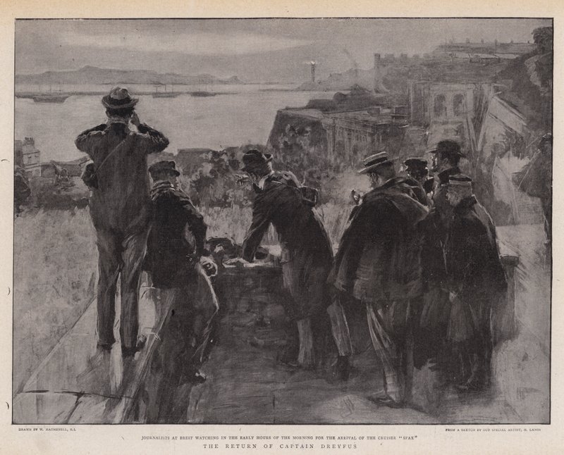 Dreyfus kapitány visszatérése alkotó: William Hatherell