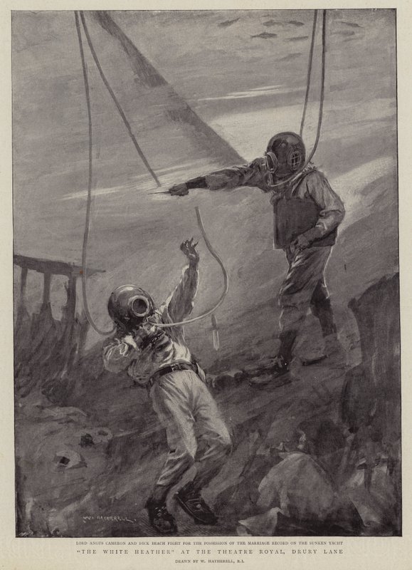 The White Heather a Theatre Royal-ban, Drury Lane alkotó: William Hatherell
