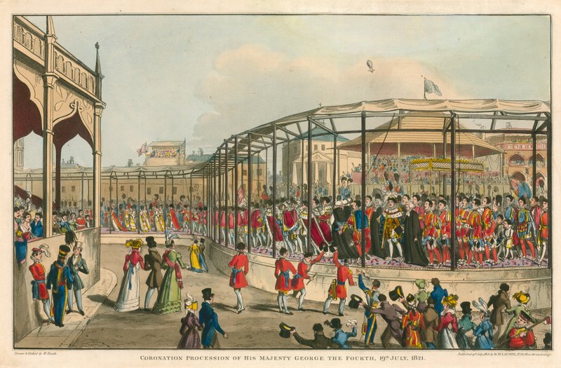 IV. György őfelsége koronázási körmenete, 1821. július 19 alkotó: William Heath