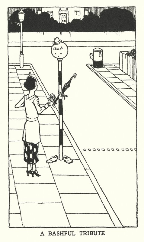 Szánalmas tisztelgés (litho) alkotó: William Heath Robinson