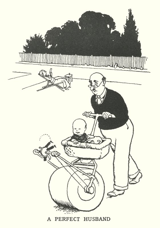 Egy tökéletes férj (litho) alkotó: William Heath Robinson