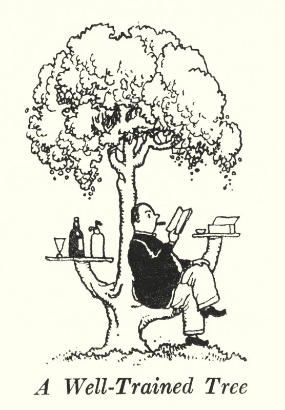 Egy jól képzett fa (litho) alkotó: William Heath Robinson