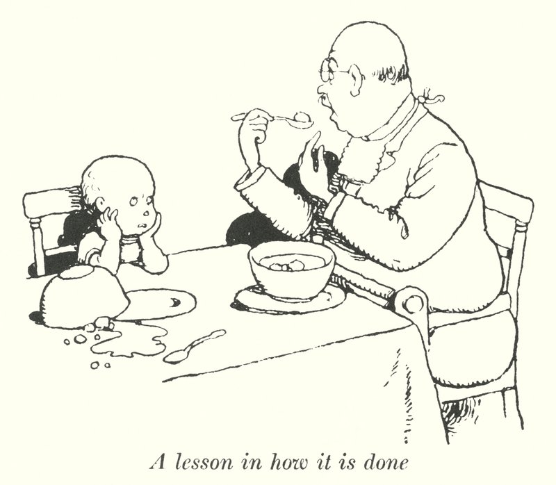 Egy lecke, hogyan kell csinálni (litho) alkotó: William Heath Robinson