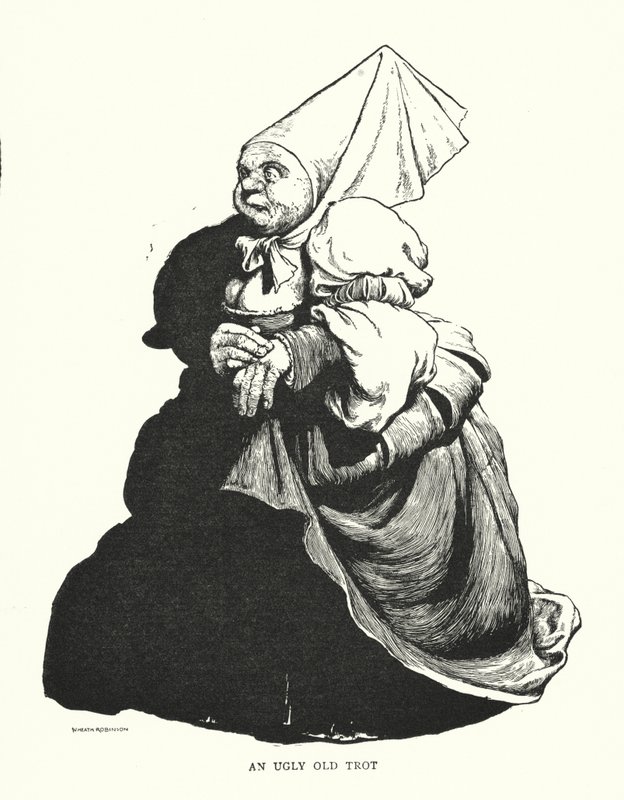 Egy csúnya öreg ügetés (litho) alkotó: William Heath Robinson