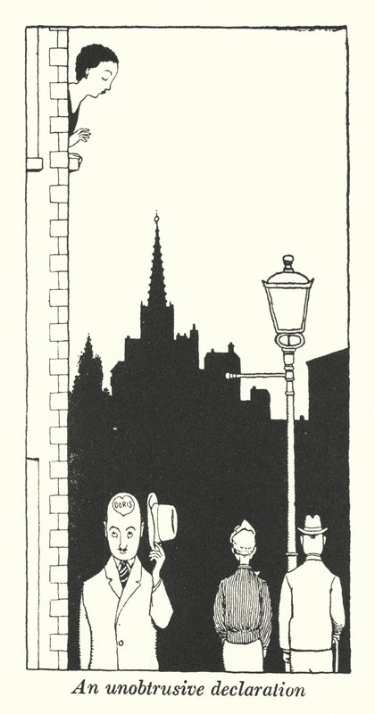 Egy észrevétlen nyilatkozat (litho) alkotó: William Heath Robinson