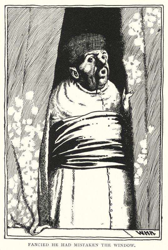 Úgy gondolta, hogy összetévesztette az ablakot (metszet) alkotó: William Heath Robinson