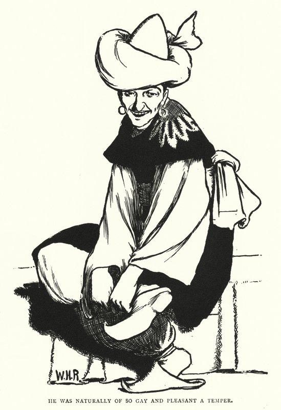 Természeténél fogva olyan meleg volt és kellemes természetű (metszet) alkotó: William Heath Robinson