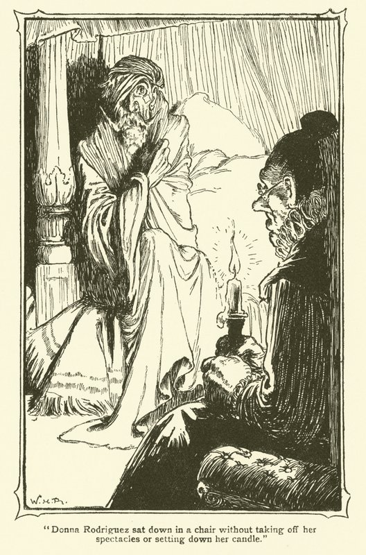 Illusztráció: Don Quijote (litho) alkotó: William Heath Robinson