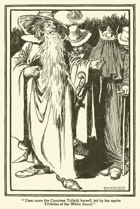 Illusztráció: Don Quijote (litho) alkotó: William Heath Robinson