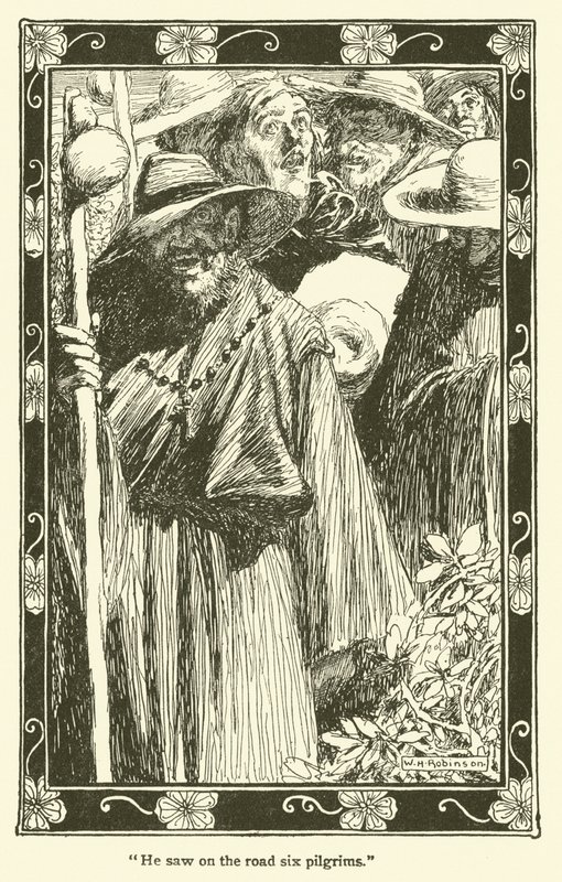 Illusztráció: Don Quijote (litho) alkotó: William Heath Robinson