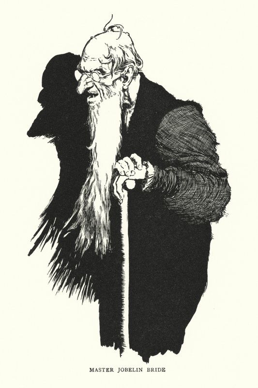 Jobelin menyasszony mester (litho) alkotó: William Heath Robinson