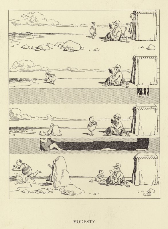 Szerénység alkotó: William Heath Robinson