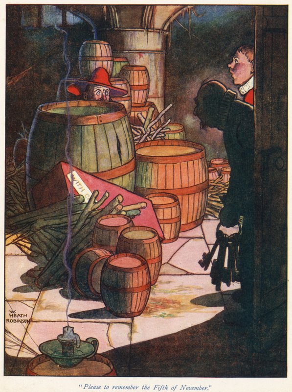 Kérem, emlékezzen november ötödikére alkotó: William Heath Robinson