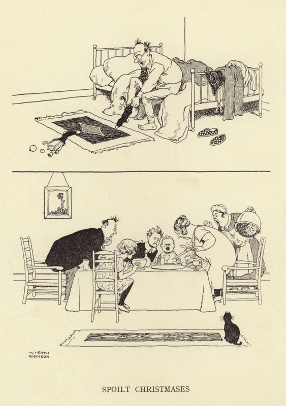 Elrontott karácsonyok alkotó: William Heath Robinson